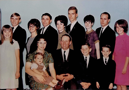 John Williams Family with Spouses